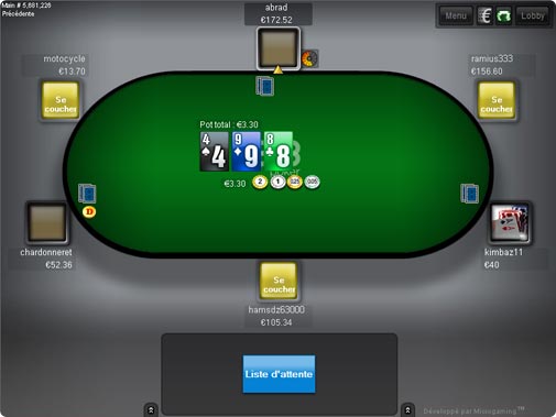 Table 888Poker