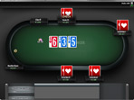 Table Euro Poker sans avatar