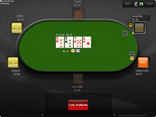 Table Poker Xtrem
