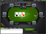 Table Unibet Poker sans avatar