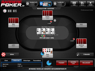 Capture Barriere Poker Ipad